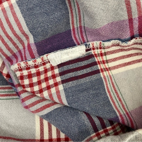 Pendleton Women Seaside Plaid Button Down Shirt Medium - Picture 8 of 12